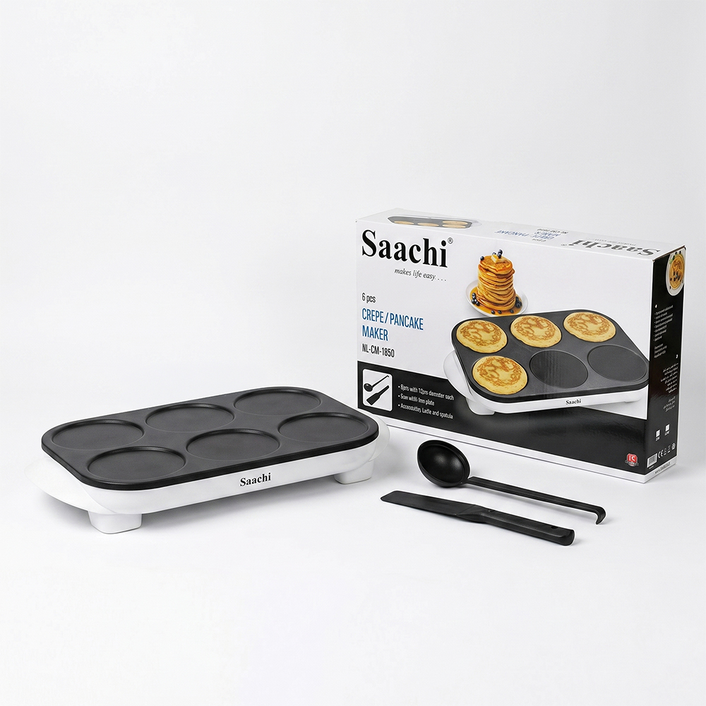 Saachi 2-in-1 Pancake and Mini Crepe Maker NL-CM-1850 - Image 2