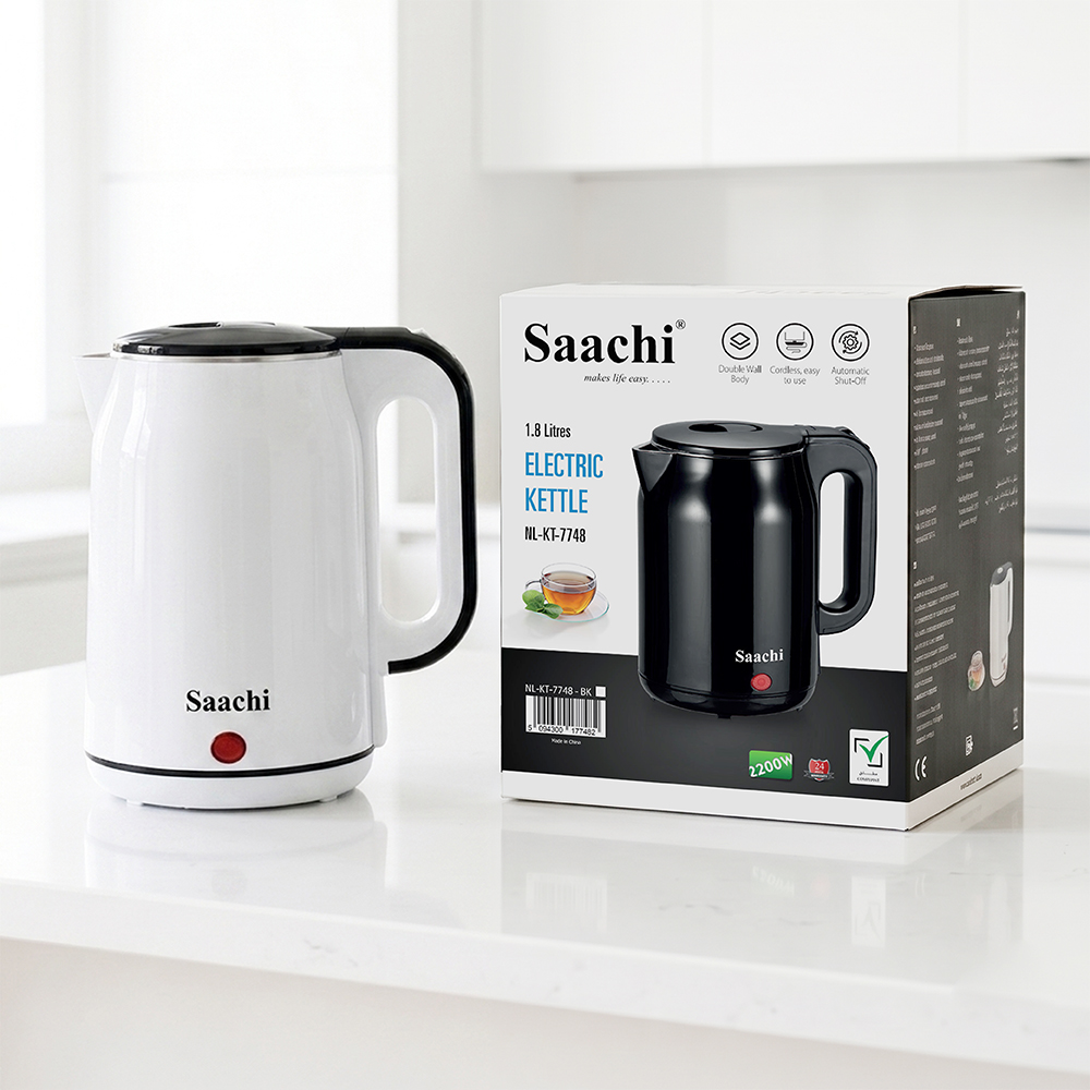 Saachi 1.8-Litres Electric Kettle NL-KT-7748-WH - Image 2