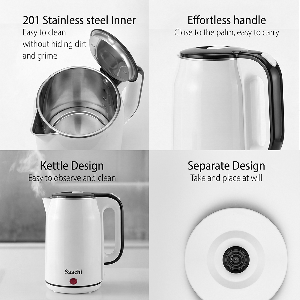 Saachi 1.8-Litres Electric Kettle NL-KT-7748-WH - Image 4