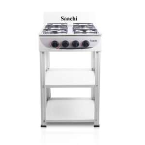 Saachi 4-Burner Gas Stove with Stand NL-GAS-5256-WH