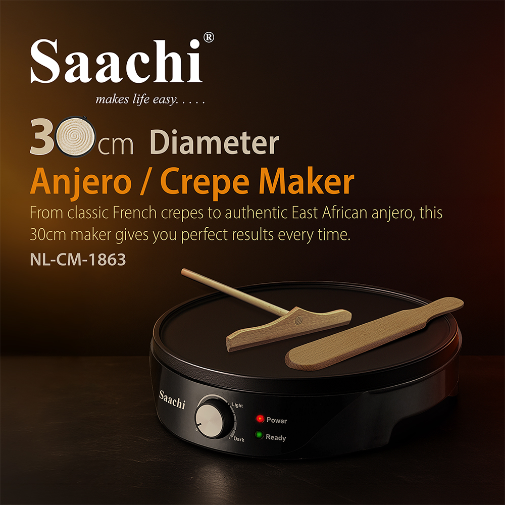 Saachi 30cm Diameter Anjero / Crepe Maker NL-CM-1863-BK - Image 4