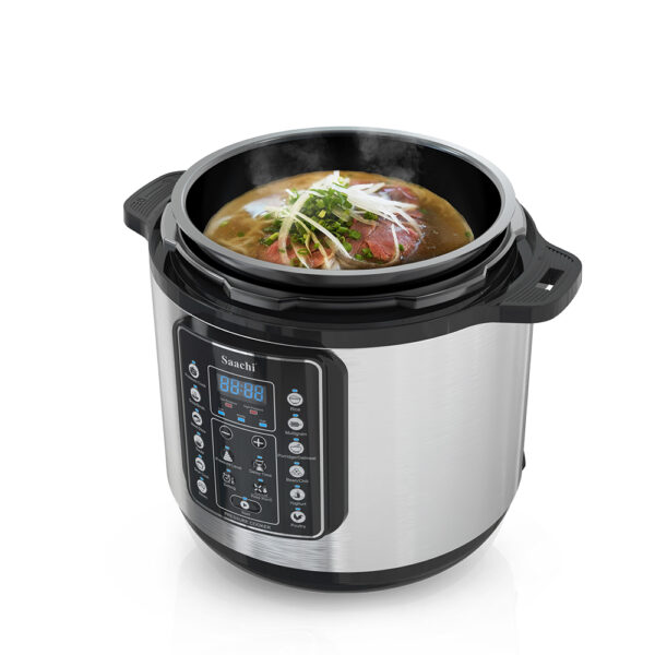 8-Litres Electric Pressure Cooker  NL-PC-5303-ST - Image 4