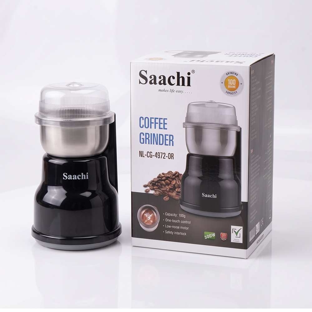Saachi 100-Grams Coffee Grinder NL-CG-4972-BK - Image 2