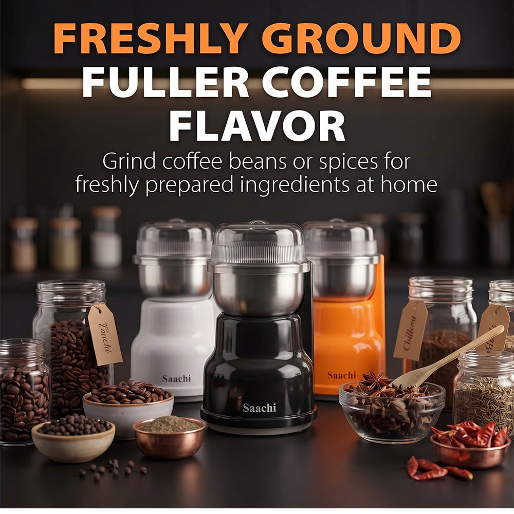 Saachi 100-Grams Coffee Grinder NL-CG-4972-BK - Image 6