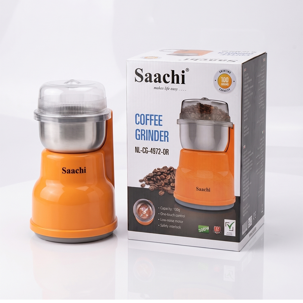 Saachi 100-Grams Coffee Grinder NL-CG-4972-OR - Image 2