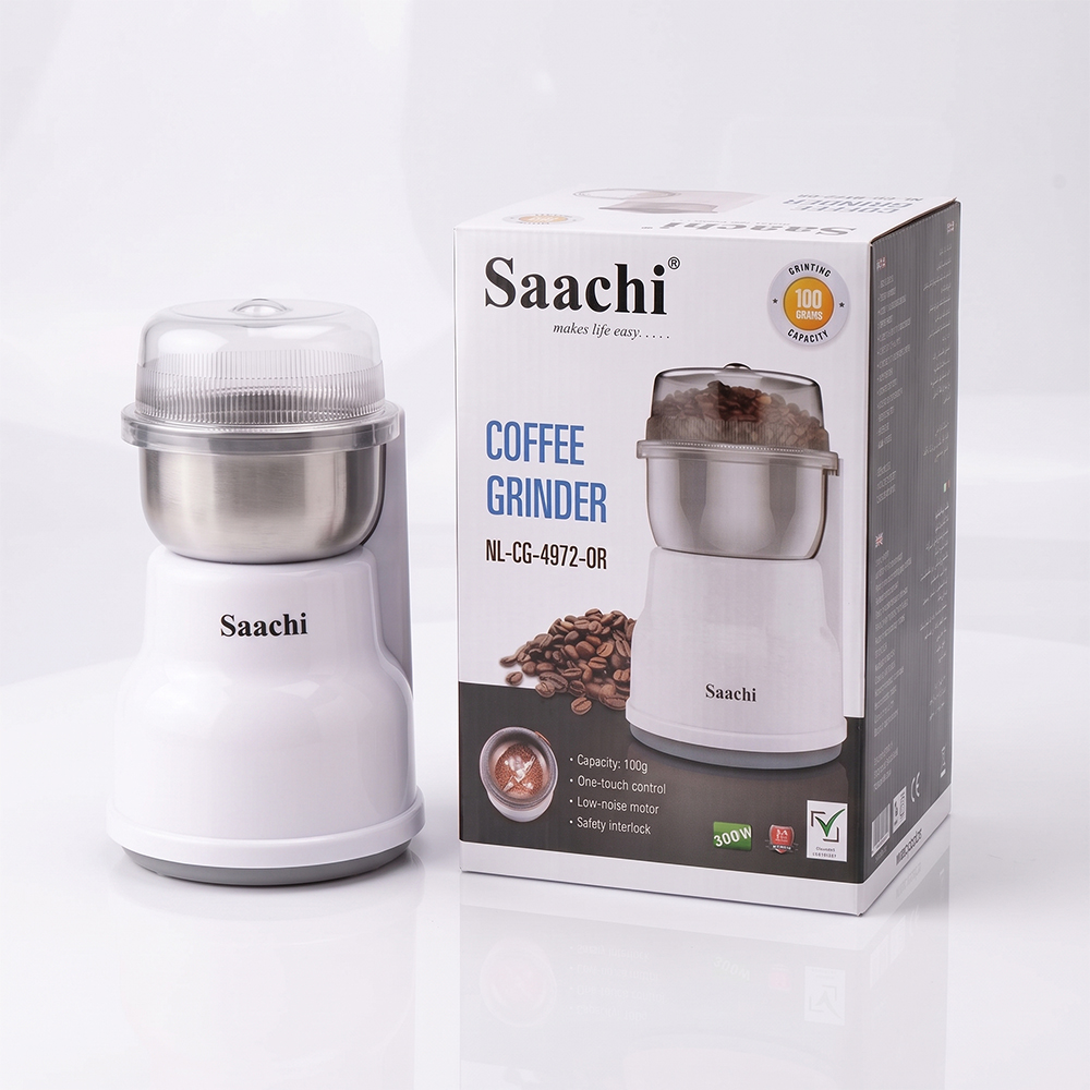 Saachi 100-Grams Coffee Grinder NL-CG-4972-WH - Image 2