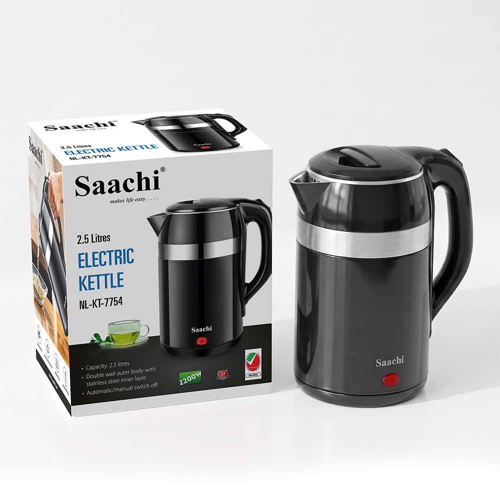 Saachi 2.5-Litres Electric Kettle NL-KT-7754-BK - Image 2