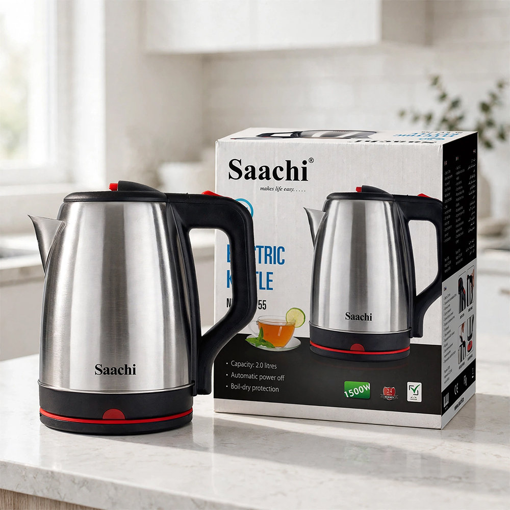 Saachi 2-Litres Electric Kettle NL-KT-7755-BK - Image 2