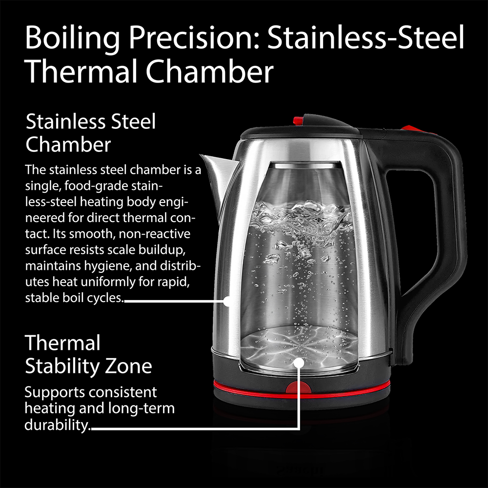 Saachi 2-Litres Electric Kettle NL-KT-7755-BK - Image 3