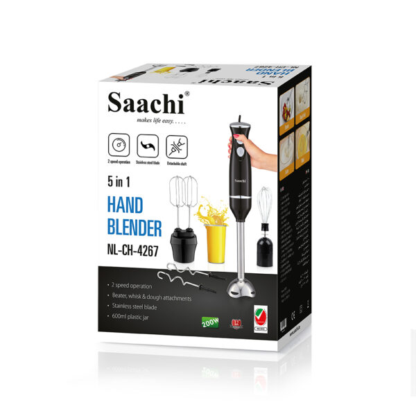 5-in-1 Hand Blender NL-CH-4267-BK - Image 8