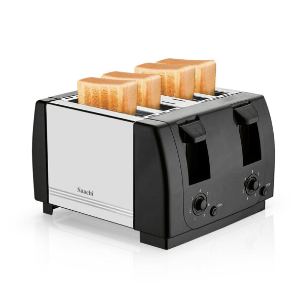 4-Pieces Toaster  NL-TO-4564-BK - Image 3