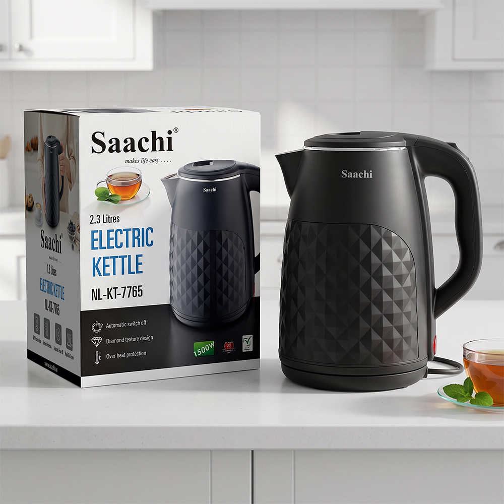 Saachi 2.3-Litres Electric Kettle NL-KT-7765-BK - Image 2