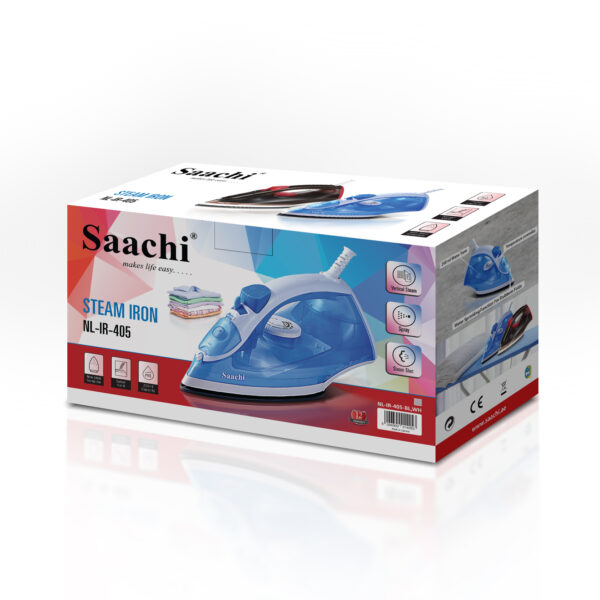 Steam Iron Non Stick Soleplate NL-IR-405-BL - Image 2