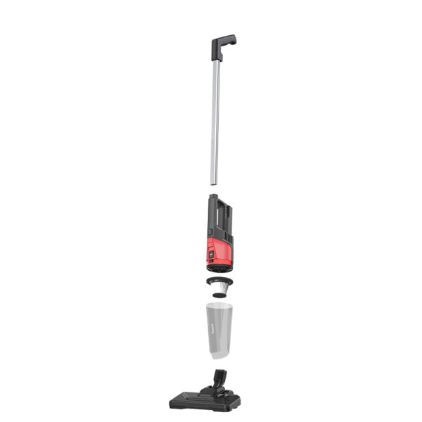 Saachi Rechargeable Cordless Stick Vacuum Cleaner: Powerful Cleaning with HEPA Filter & Rotating Brush NL-VC-1110RCH-BK - Image 5