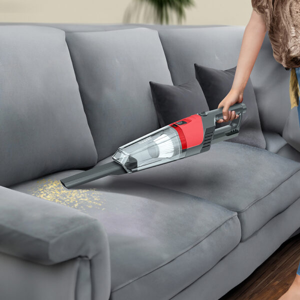 Saachi Rechargeable Cordless Stick Vacuum Cleaner: Powerful Cleaning with HEPA Filter & Rotating Brush NL-VC-1110RCH-BK - Image 2