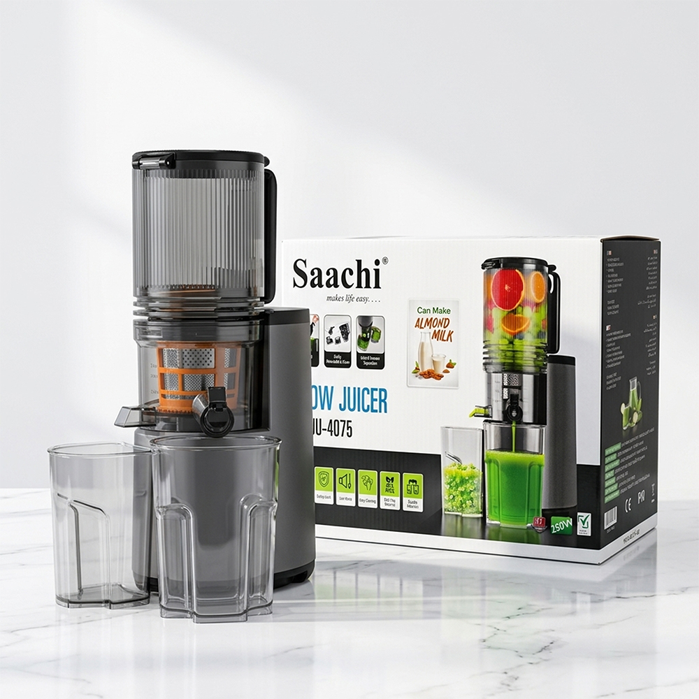 Saachi Slow Juicer NL-JU-4075-GY - Image 2