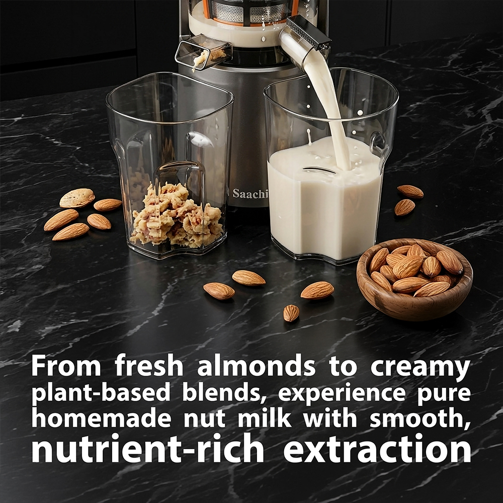 Saachi Slow Juicer NL-JU-4075-GY - Image 7
