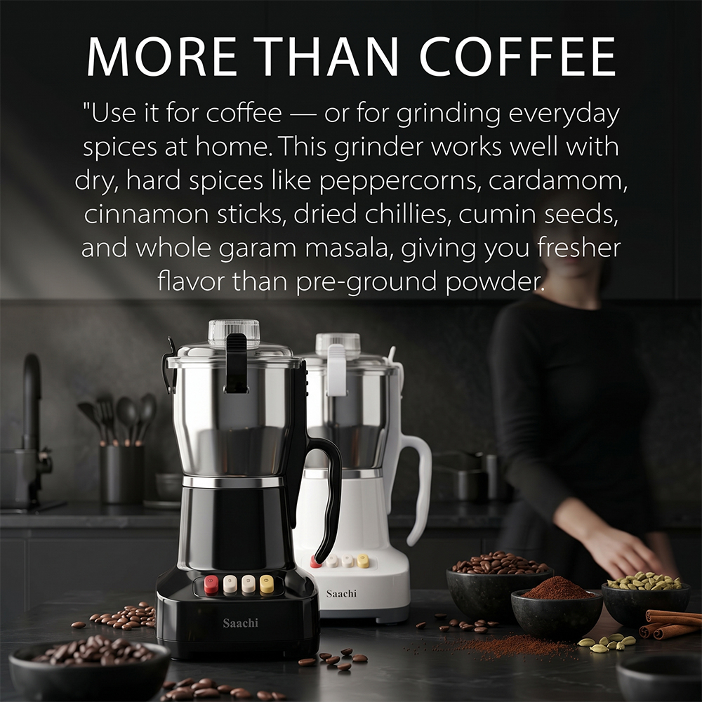 Saachi 300-Grams Coffee Grinder NL-CG-4961-BK - Image 6