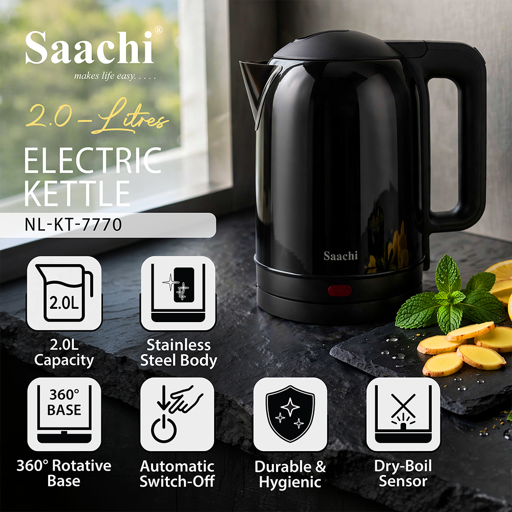 Saachi 2.0L Electric Kettle NL-KT-7770 - Image 6