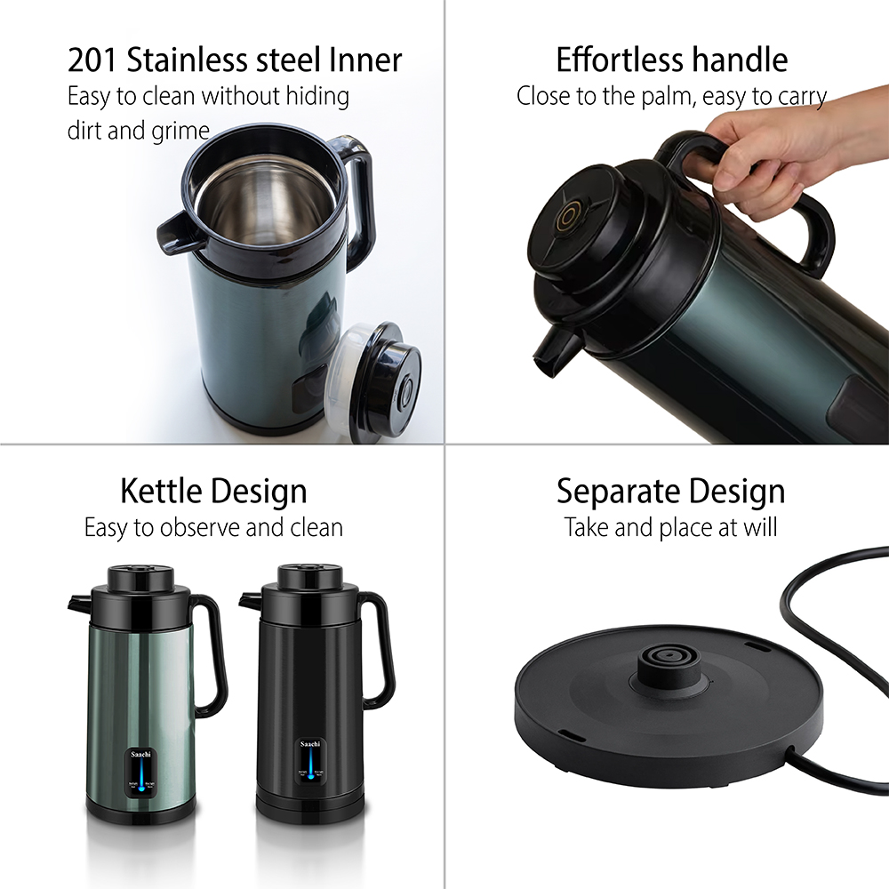 Saachi 3.0L Electric Kettle NL-KT-7771-BK - Image 4