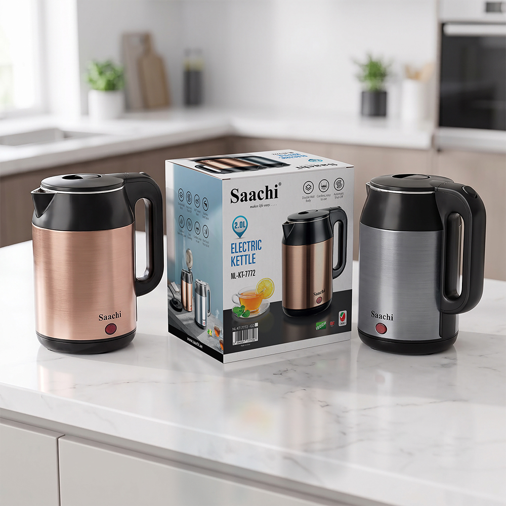 Saachi 2.0L Electric Kettle NL-KT-7772-GD - Image 2