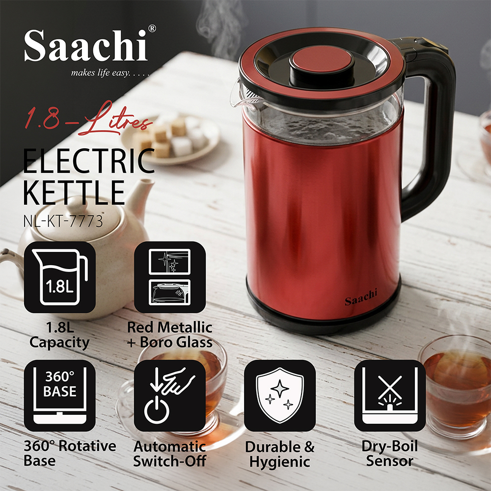 Saachi 1.8L Electric Kettle NL-KT-7773 - Image 6