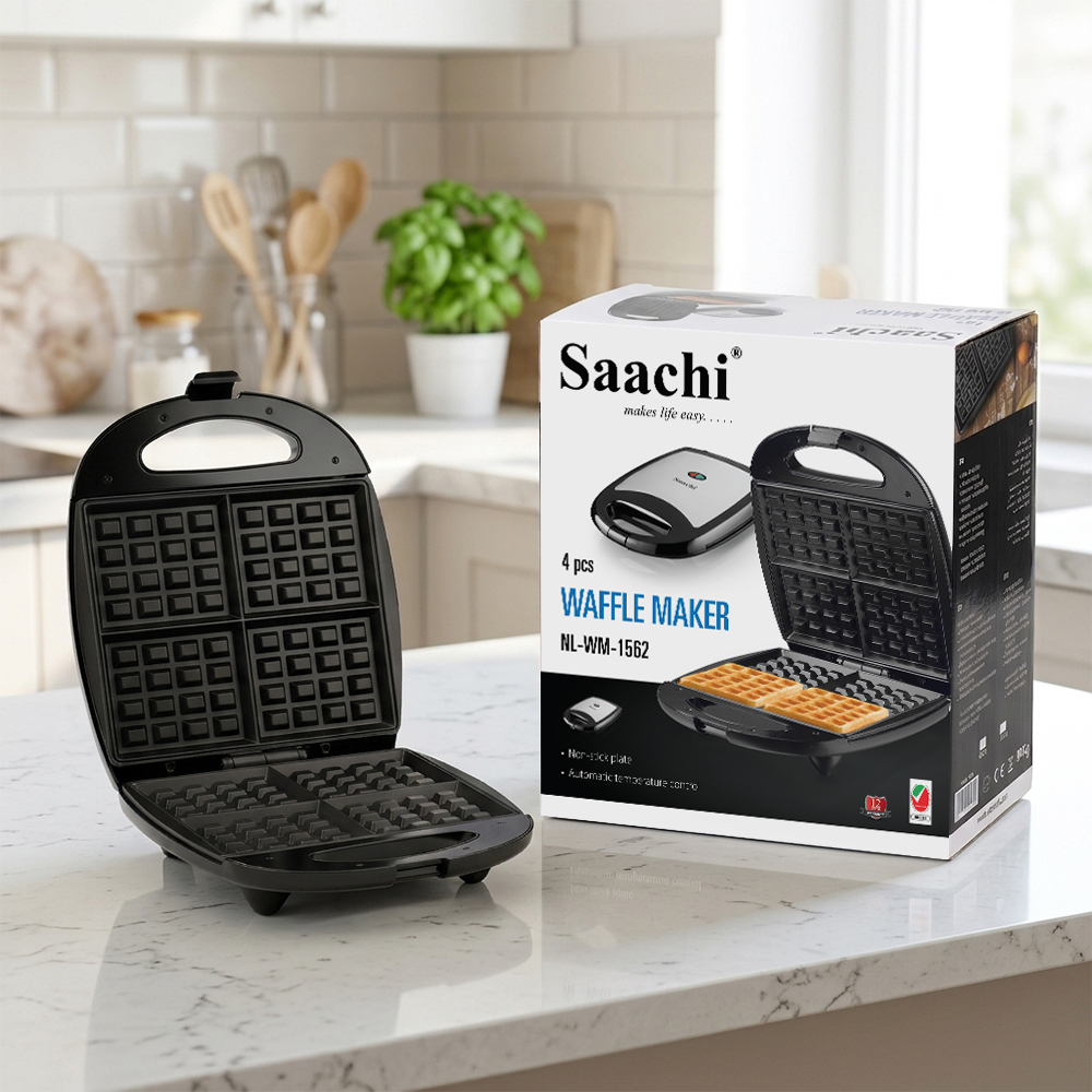 Saachi 4-Pieces Waffle Maker NL-WM-1562 - Image 2