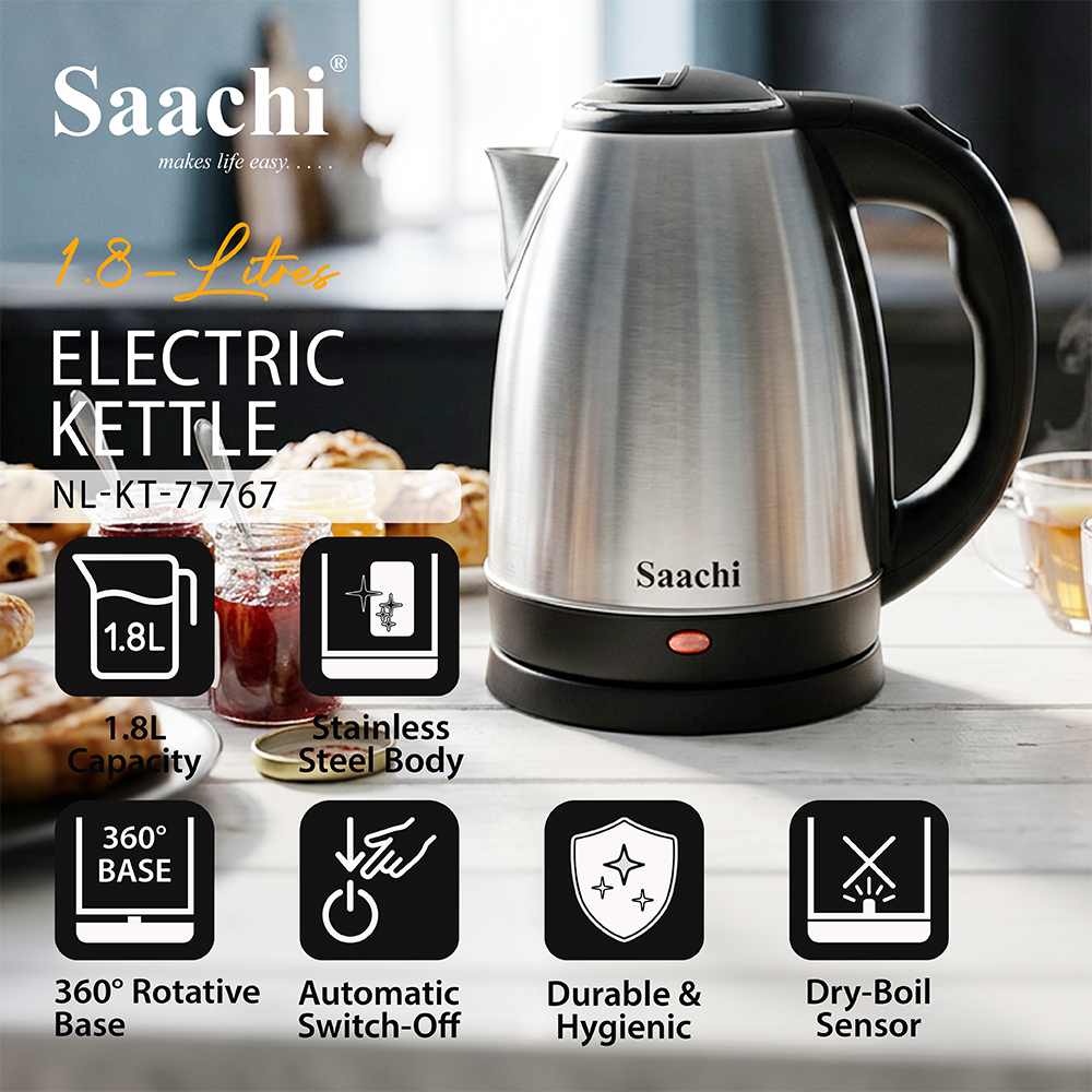 Saachi 1.8L Electric Kettle NL-KT-7767 - Image 5