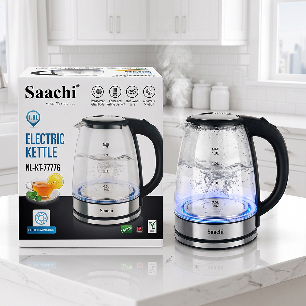 Saachi 1.8L Electric Kettle NL-KT-7777G - Image 2