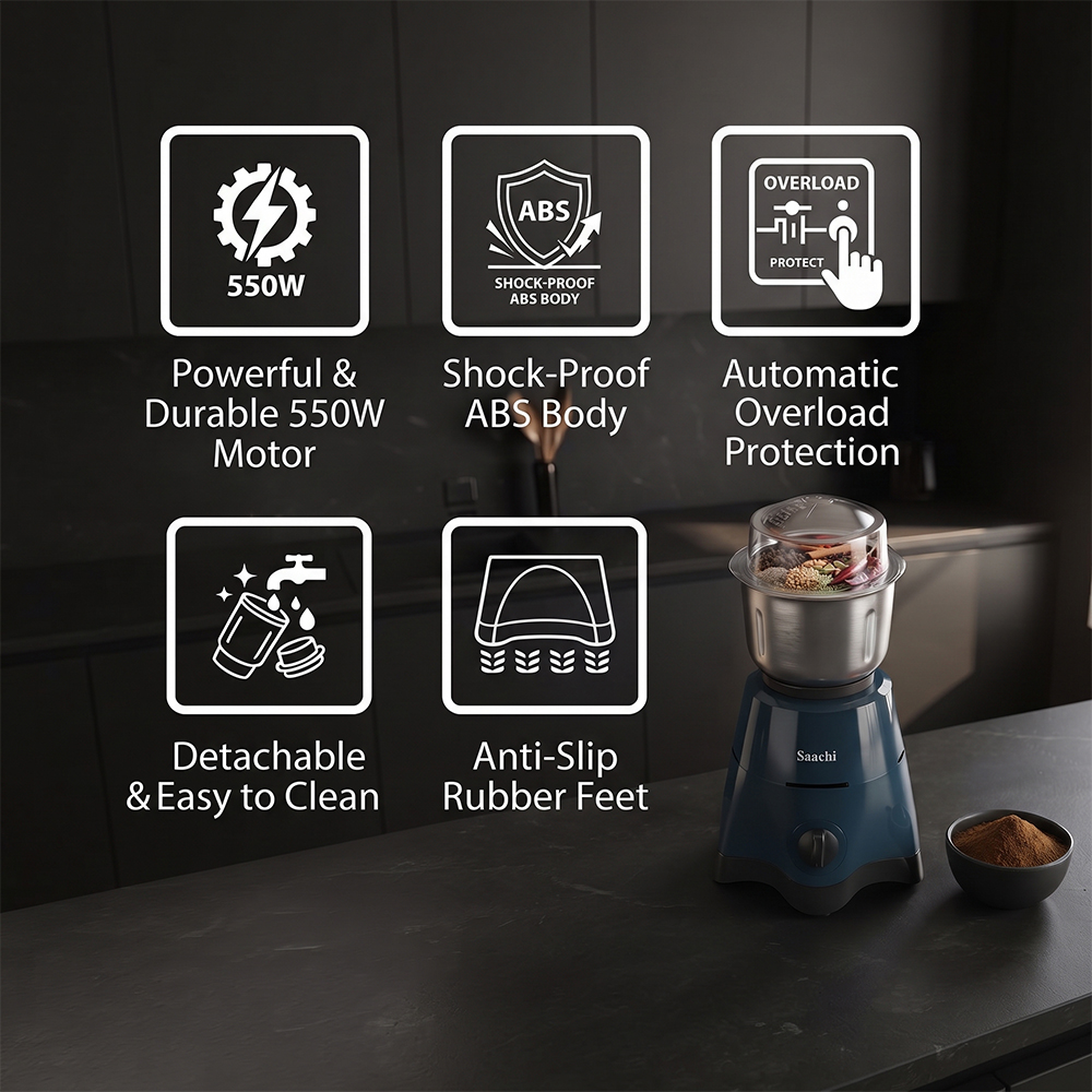 Saachi 2-in-1 Blender/Grinder NL-BL-4420 - Image 2
