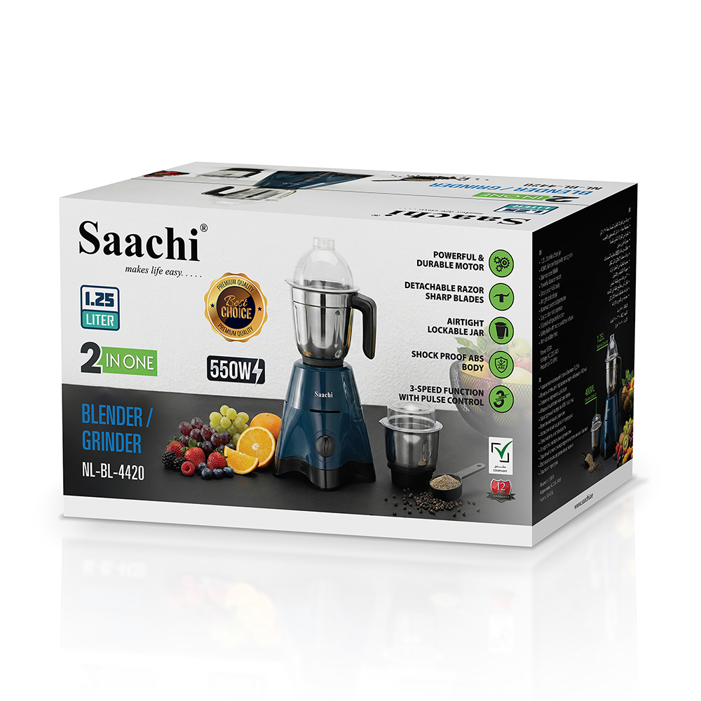 Saachi 2-in-1 Blender/Grinder NL-BL-4420 - Image 9