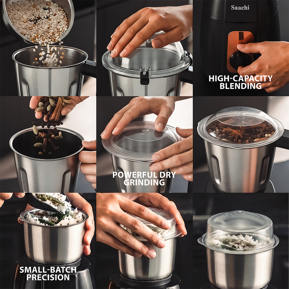 Saachi 3-In-1 Blender/Grinder NL-BL-4421 - Image 4